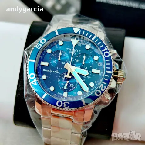  TISSOT SEASTAR 1000 CHRONOGRAPH T120.417.11.041.00 ЧИСТО НОВ часовник с хронограф , снимка 3 - Мъжки - 50029981