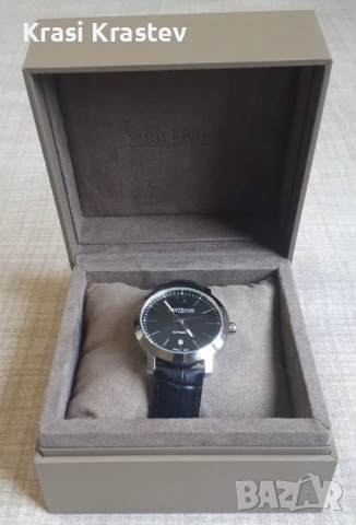 Чисто нов Швейцарски часовник Saint Honoré Paris - Trocadero Automatic – 897020, снимка 4 - Мъжки - 53727571
