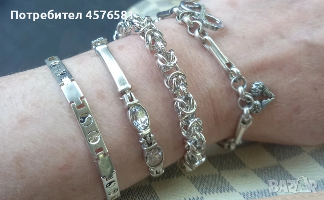 сребро 925 налични маркировки, снимка 3 - Колиета, медальони, синджири - 54225984