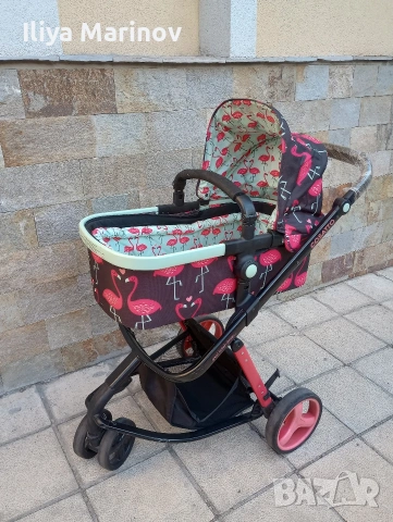 детска количка Cossato 3 в 1, снимка 2 - Детски колички - 53785553
