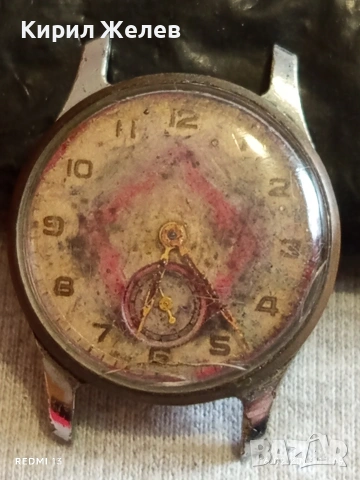 Стар механичен часовник СССР мъжки за КОЛЕКЦИОНЕРИ 51883, снимка 2 - Антикварни и старинни предмети - 53492908
