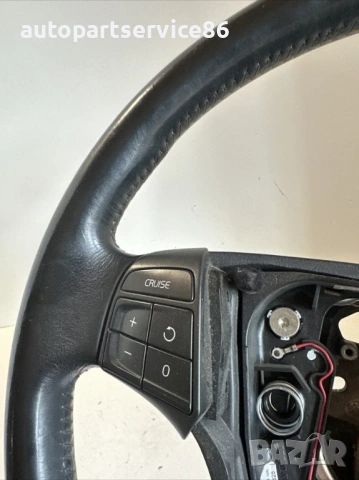 Волан от черна кожа за Volvo C70 Convertible 2.0D (2008) , снимка 2 - Части - 54124105