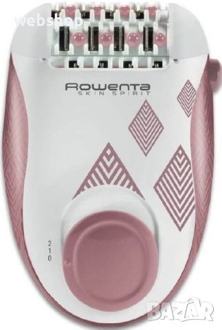 Епилатор ROWENTA Skin Spirit EP2910F1, 2 скорости, 24 пинсети, Система за насочване, Система за маса, снимка 1 - Епилатори - 46259703