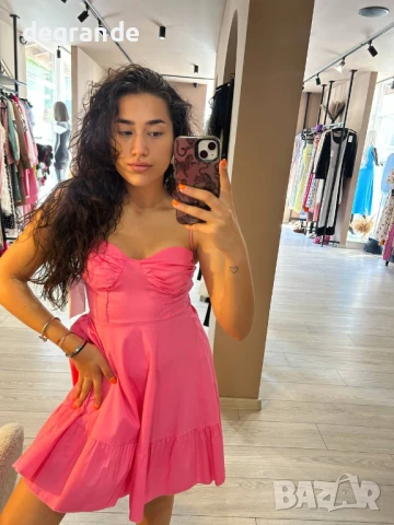 Сладка розова Рокля💐 Размери Хс С М Цена 49 лева🏷️