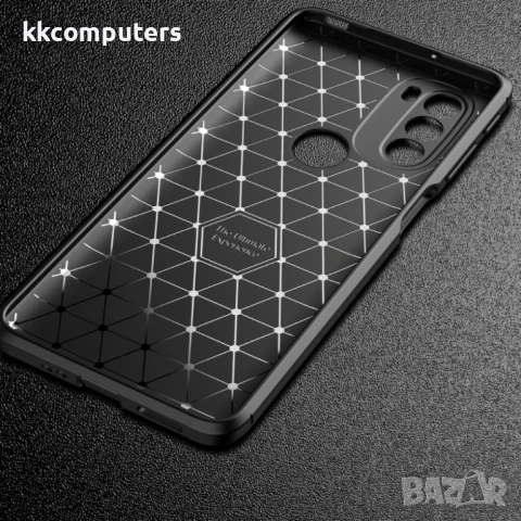 Motorola Moto G31 Удароустойчив Carbon Fiber Калъф и Протектор, снимка 4 - Калъфи, кейсове - 51419811