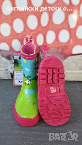 Английски детски гумени ботуши, снимка 8 - Детски боти и ботуши - 52412548