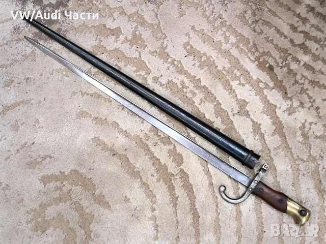 Френски щик нож байонет ГРА GRASS M1874 Waffenfabrik Steyr гръцка поръчка 