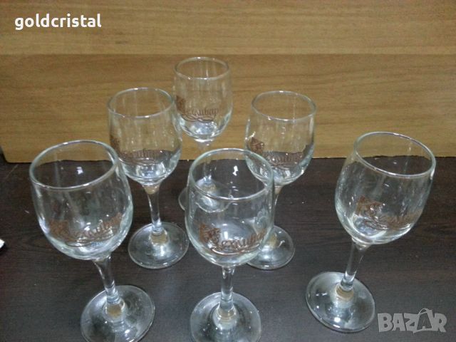 Стъклени чаши карнобатска , снимка 6 - Чаши - 45906589