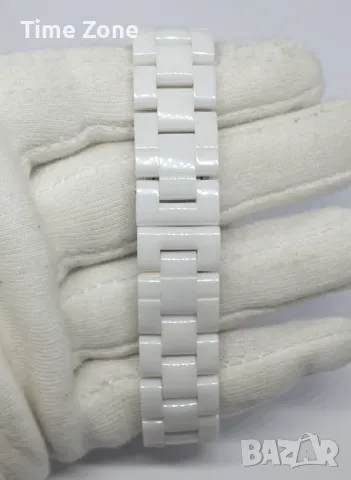 Chanel J12 38mm White Ceramic White Dial Дамски от Недраскаема Бяла Керамика , снимка 9 - Дамски - 47991823