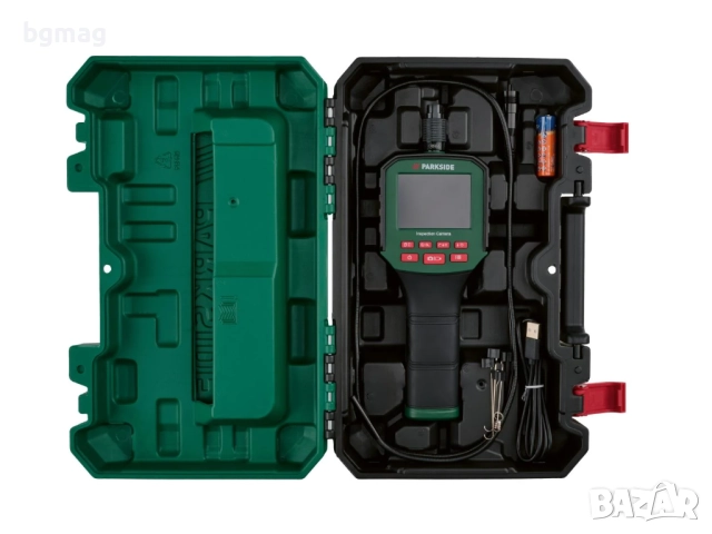 Parkside ендоскопска-инспекционна камера,с куфар,6-степенен Zoom,запис, снимка 9 - Други инструменти - 52057277