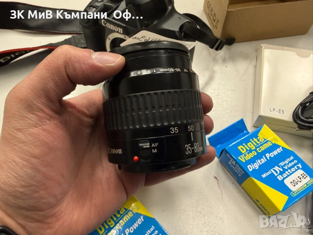 Фотоапарат Canon 1000D, снимка 4 - Фотоапарати - 53665630