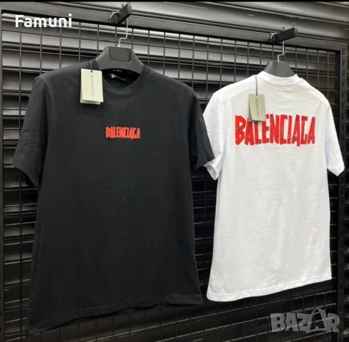 Тениска Balenciaga BB26, снимка 3 - Тениски - 53498492