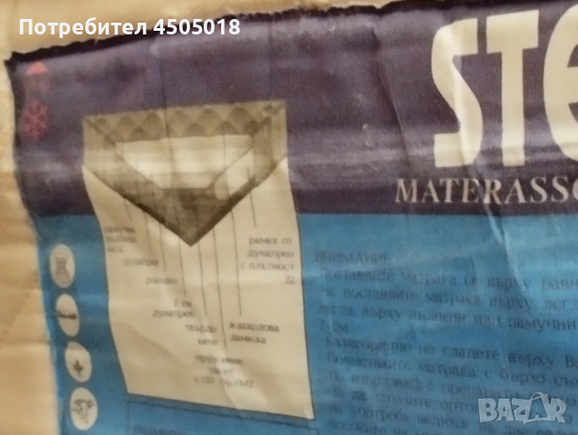 Матрак 140/190, снимка 3 - Матраци - 50836772