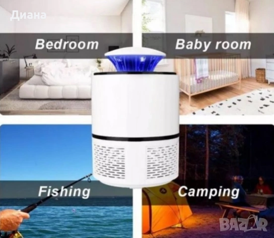 USB ултравиолетова лампа против комари и други насекоми