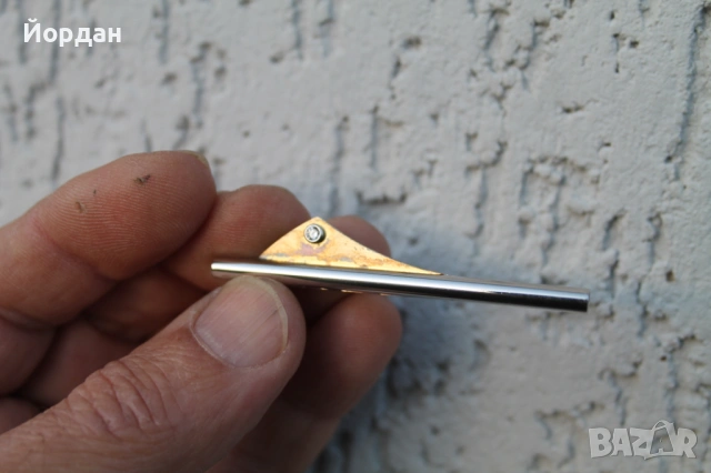 Сребърна щипка за вратовръзка 0,925, снимка 6 - Колиета, медальони, синджири - 53275084