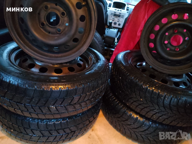 Гуми и джанти 14,15 цола и други размери. Крикове. Болтове и гайки. Куки