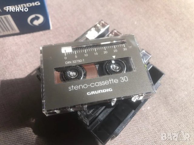 опаковка Steno - cassette 30 "GRUNDIG" - Made in Germany, снимка 5 - Антикварни и старинни предмети - 47226844