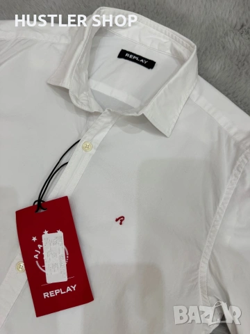 Мъжка риза REPLAY. Размер XS/S, снимка 2 - Ризи - 54149712