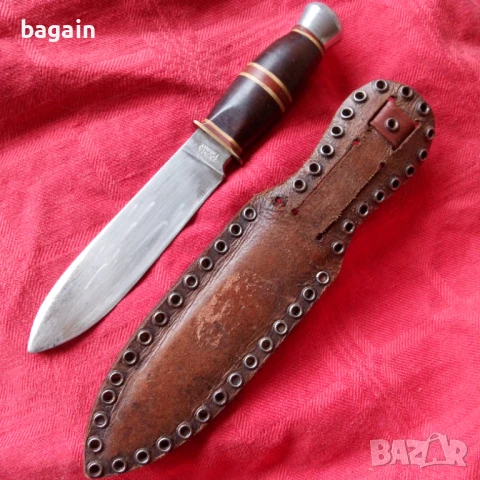 Пума: " Тексас Бил", Марков немски нож, Солинген., снимка 6 - Антикварни и старинни предмети - 51205692