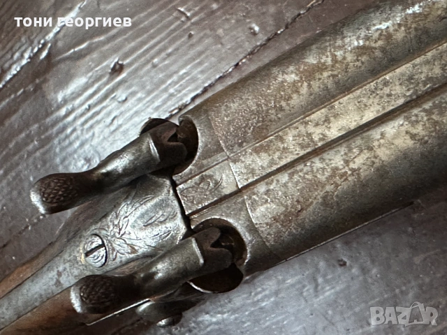 ДВЕ ДИМЯЩИ ДУЛА - ЛОВНА ПУШКА 1850 г., снимка 6 - Ловно оръжие - 54139869