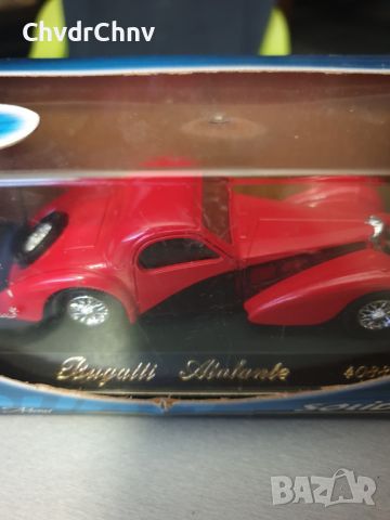 НОВА Solido колекционерска количка бугати/модел 1939 Bugatti 57S Atalante, снимка 2 - Колекции - 46802039