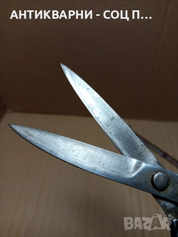 Стара Немска Кожарска Ножица D.P.R.K. Номер 358., снимка 11 - Антикварни и старинни предмети - 53067392