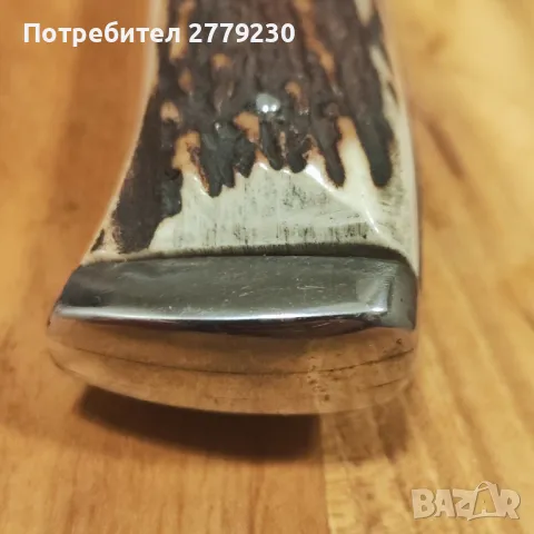 Ловен нож много масивен с дръжка от рог на Елен. Нов!, снимка 11 - Ножове - 49909678