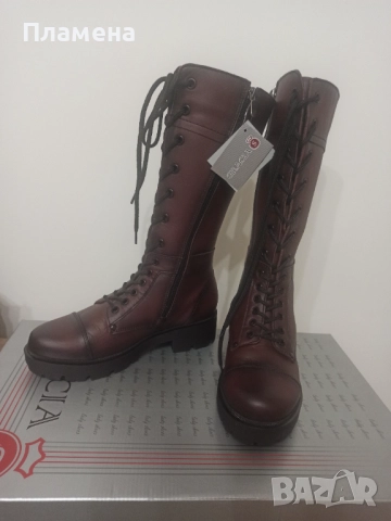 Ботуши естествена кожа 38 номер, снимка 4 - Дамски ботуши - 52512653