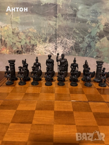 Масивни метални фигури за шах., снимка 5 - Колекции - 53972668