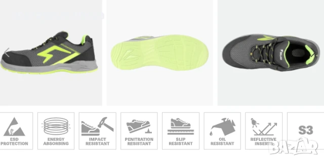 Работни Обувки Air Flex S3 SRC ESD, снимка 2 - Други - 50792401