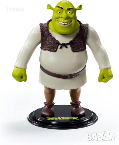 The Noble Collection - Shrek/ Шрек Bendyfigs фигурка за огъване 15 см, снимка 2 - Колекции - 45068617