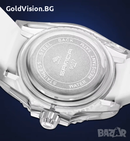 Мъжки часовник – SANDA 9007 + ПОДАРЪК, снимка 4 - Мъжки - 53139063