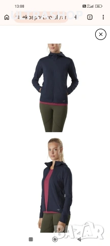ДАМСКО горнище Arcteryx Kyanite LT Hoody size XL, снимка 5 - Суичъри - 53711503