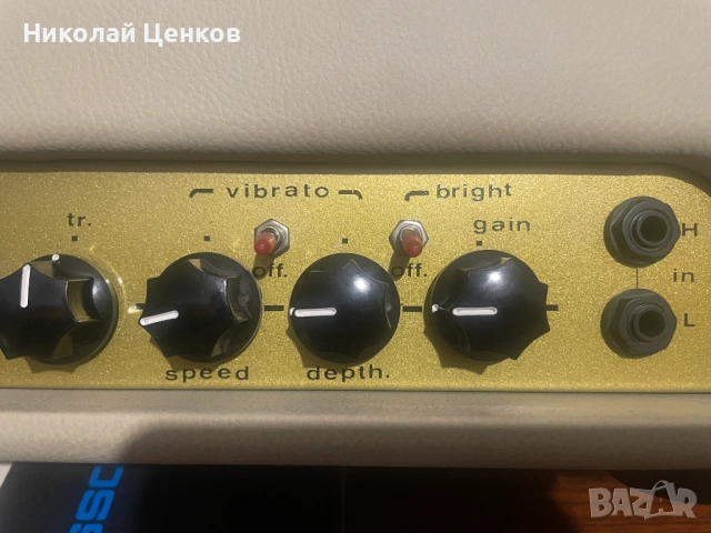 Продавам лампов усилвател за китара 40W, снимка 7 - Китари - 54239727