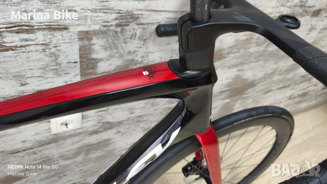 НОВ карбонов шосеен велосипед Ridley Fenix SLiC Disc Shimano 105 Di2 Novatec Tubeless | M, снимка 7 - Велосипеди - 53945400