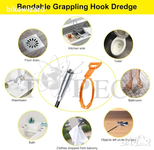 Topec 7,62 м спирала за почистване на тръби НОВА, снимка 2 - Други инструменти - 51351678