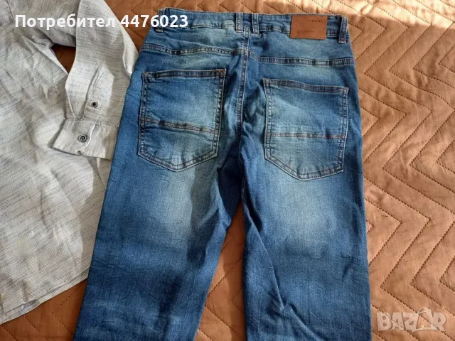 Дънки и ризка на Reserved, снимка 4 - Детски панталони и дънки - 50331865