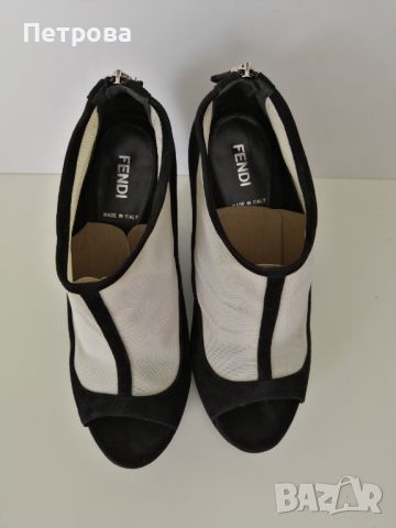 Fendi обувки 38 Оригинал, снимка 8 - Дамски обувки на ток - 45855759