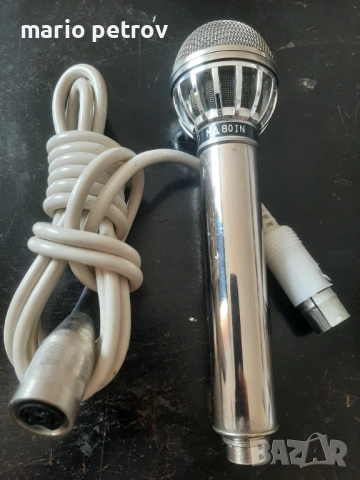 Продавам стар инструментален/вокален микрофон модел MD-80 IN, снимка 2 - Други - 53979247