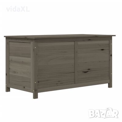 vidaXL Градинска ракла, антрацит, 100x50x56 см, чам масив（SKU:152168, снимка 1 - Други - 45913082