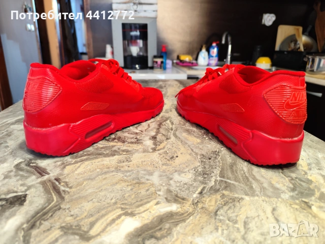 ПРОМО - NIKE AIR MAX (RED), снимка 3 - Ежедневни обувки - 53094674