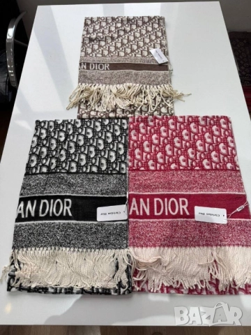 шал %100 kaşmir 1.90x65см burberry christian dior hermes louis vuitton , снимка 14 - Шалове - 51782463