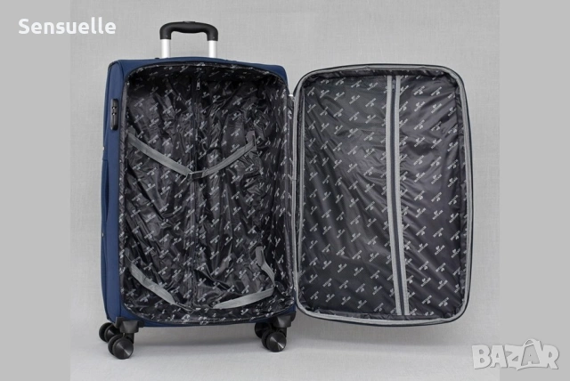 Куфари за багаж с колелца - комплект 3 броя, снимка 9 - Куфари - 53394693