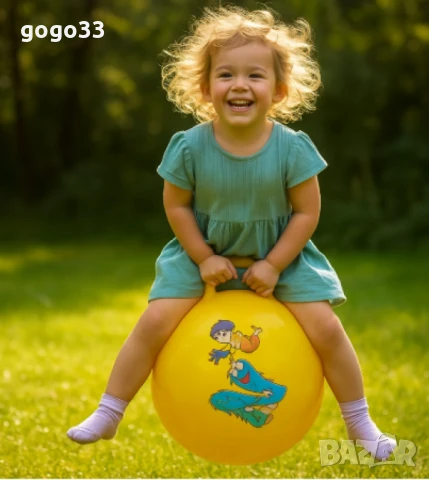 Детска топка за скачане с дръжки – забавление и активност в едно, снимка 3 - Други - 51082723