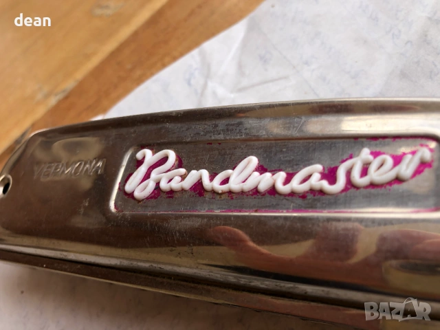 Vintage Хармоника Bandmaster, снимка 5 - Колекции - 53713976