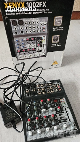 Аналогов аудио миксер Behringer XENYX 1002FX, снимка 4 - Аудиосистеми - 53223850