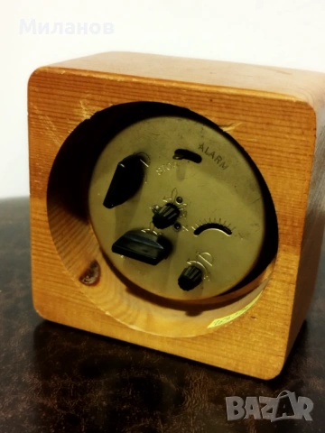 Стар анимиран будилник, настолен часовник, снимка 6 - Антикварни и старинни предмети - 54003536