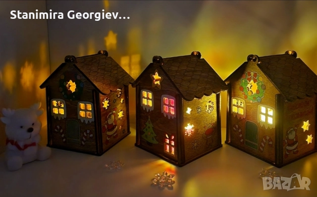 Дървени търкащи късмети за баница, снимка 8 - Декорация за дома - 52347527