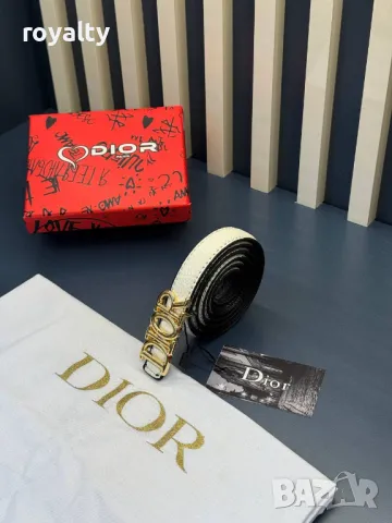 Christian Dior дамски колани естествена кожа , снимка 2 - Колани - 49690323