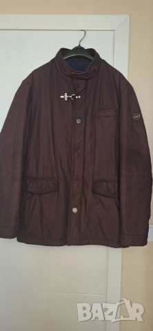 Мъжка шуба,яке с подплата,цвят бордо,Теодор,ХЛ, снимка 6 - Якета - 53653464